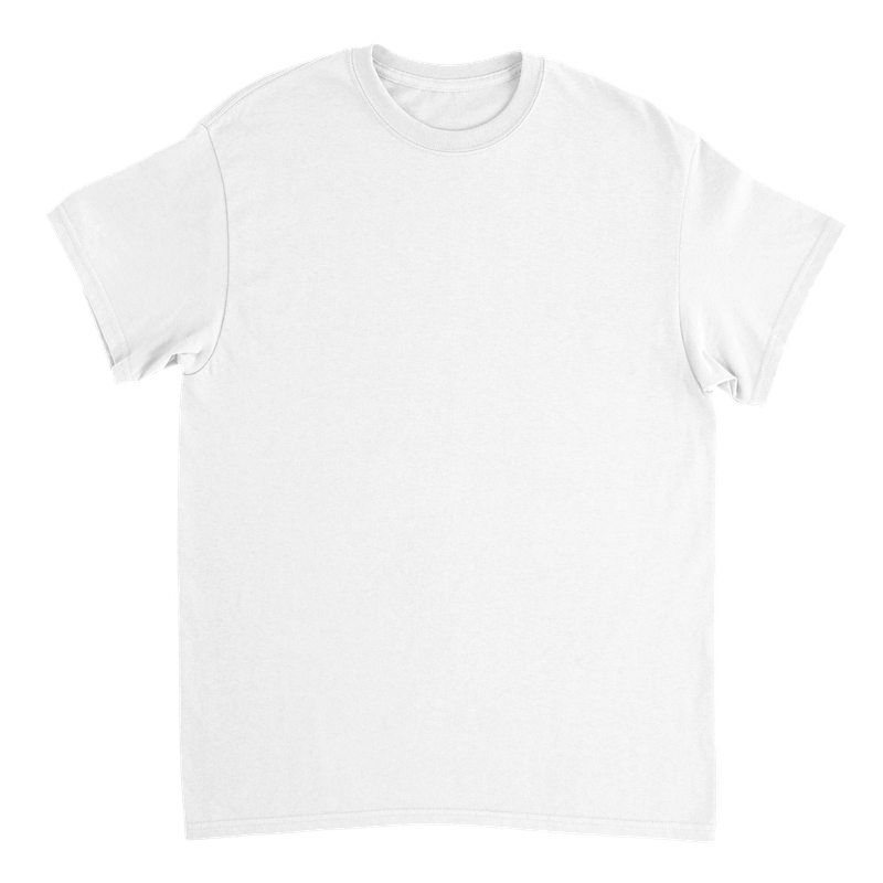 Custom Heavy Cotton T-Shirt – 51 Colours – Add Your Image