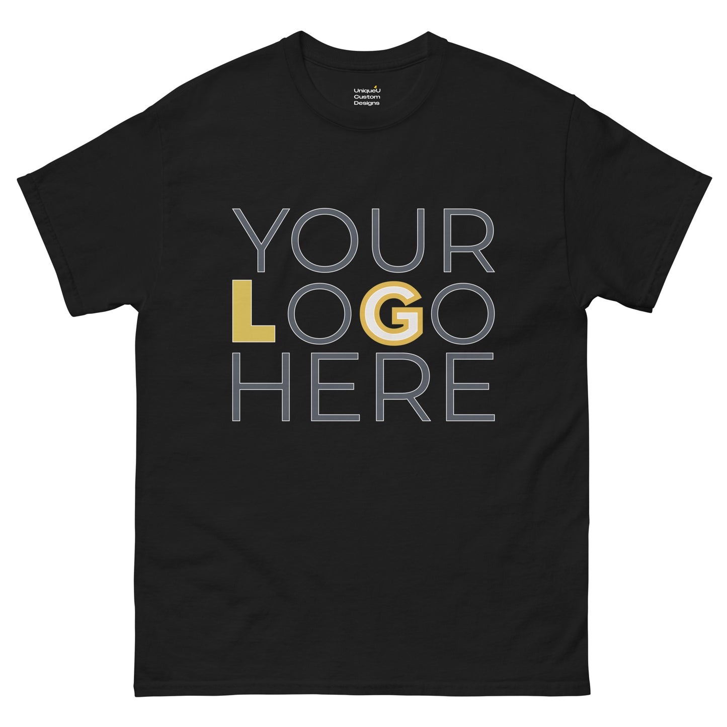 Custom Unisex T-Shirt – Add Your Logo